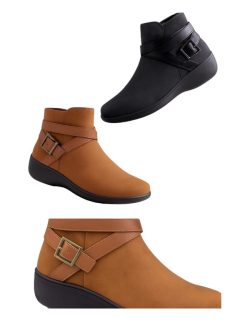 Botines Sokso - negro / camel
