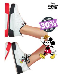 Zapatillas Mickey Mouse Blanco / Negro