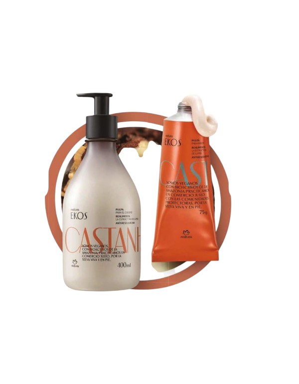 Pulpa hidratante corporal Ekos - Castaña - 400ml