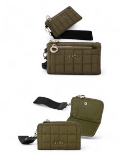 Billetera NACHA - verde oscuro