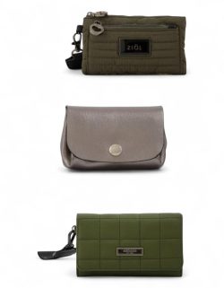 Billetera LAMBERT - verde militar